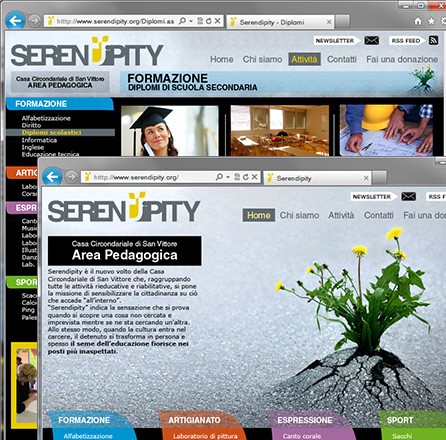 Serendipity - Web design / strategia social media.