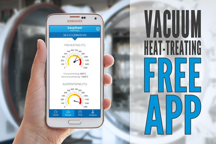 [Free App] EasySteel: the vacuum heat treatments calculator